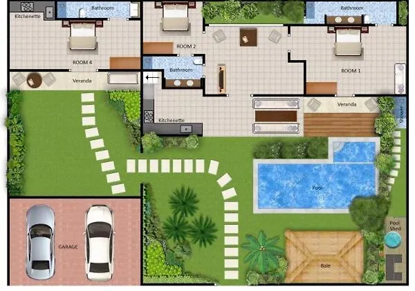 Your Tropical Oasis Mason Villas Seminyak 0*,  Indonesia